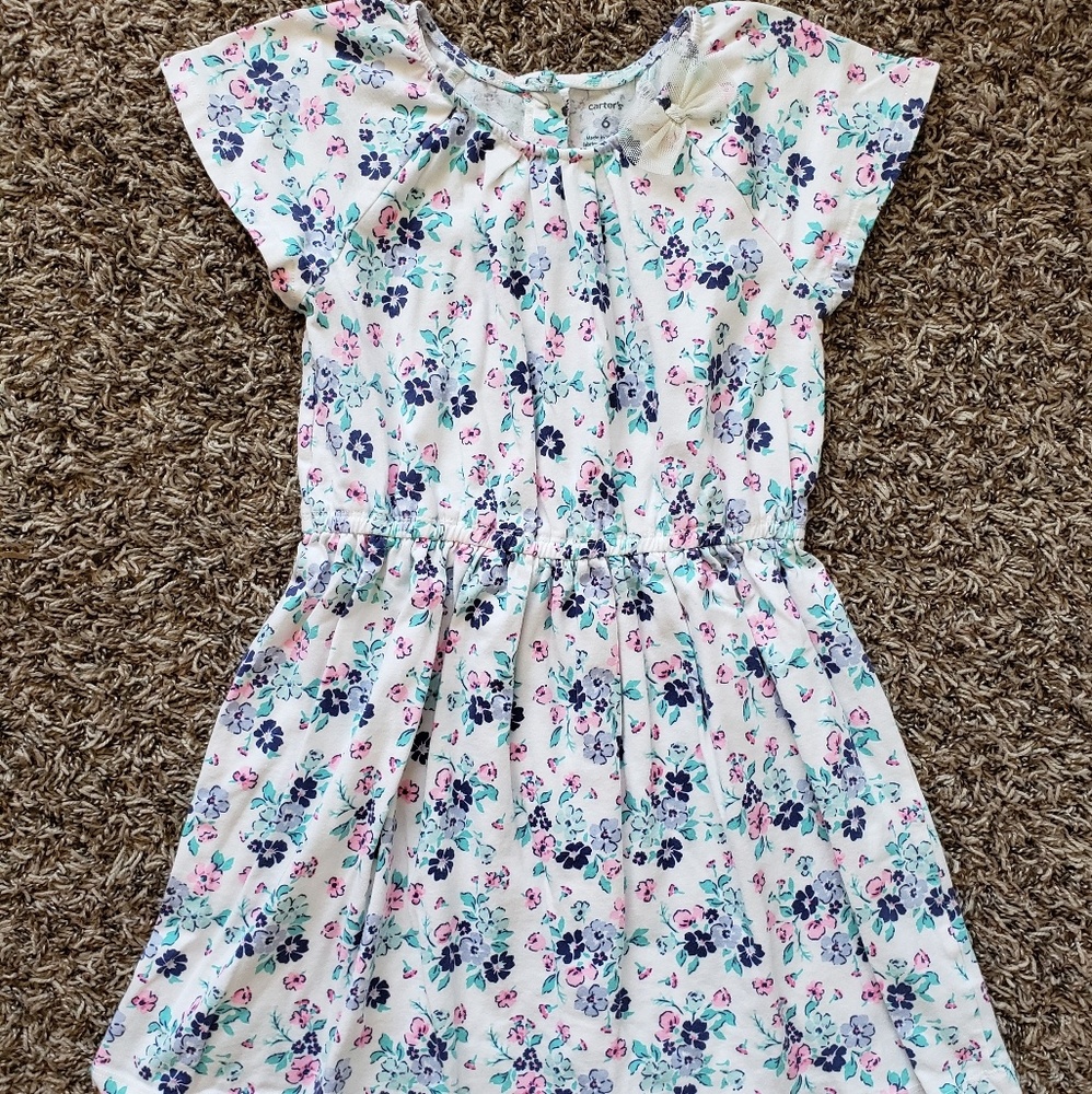 Carter's Floral Jersey Dress